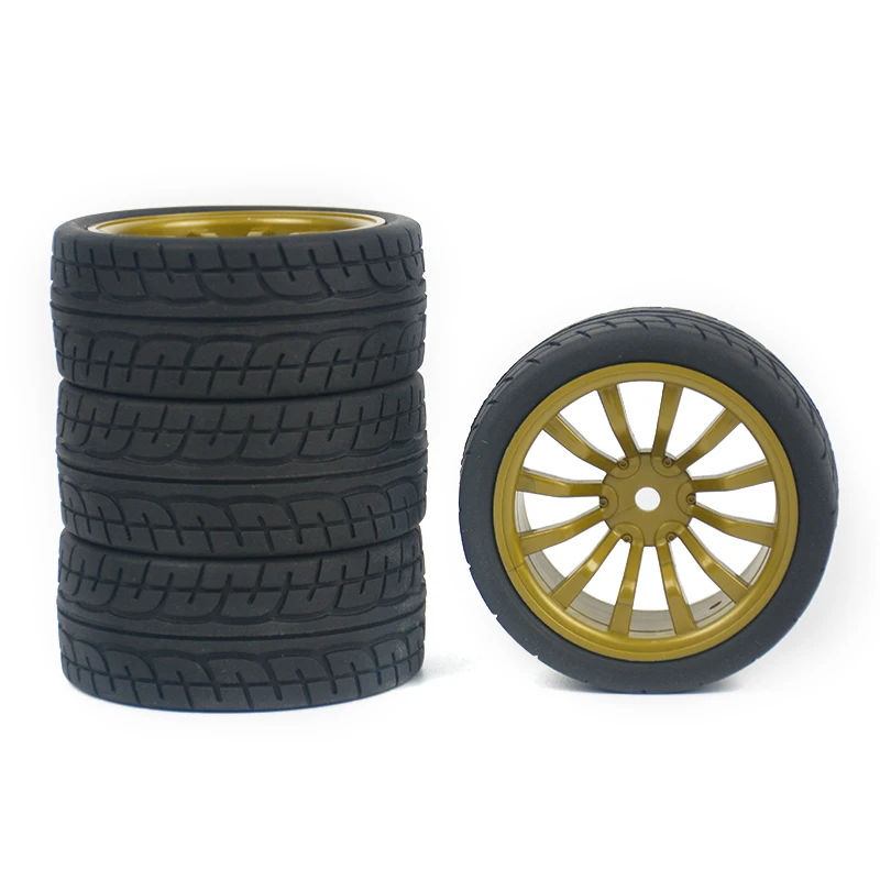 1/10 Rc Onderdelen Afstandsbediening Model Platte Sport Drift Auto Banden Wiel 12Mm 65Mm * 28Mm Adapter Pak Hsp 94123 Kersenbloesem