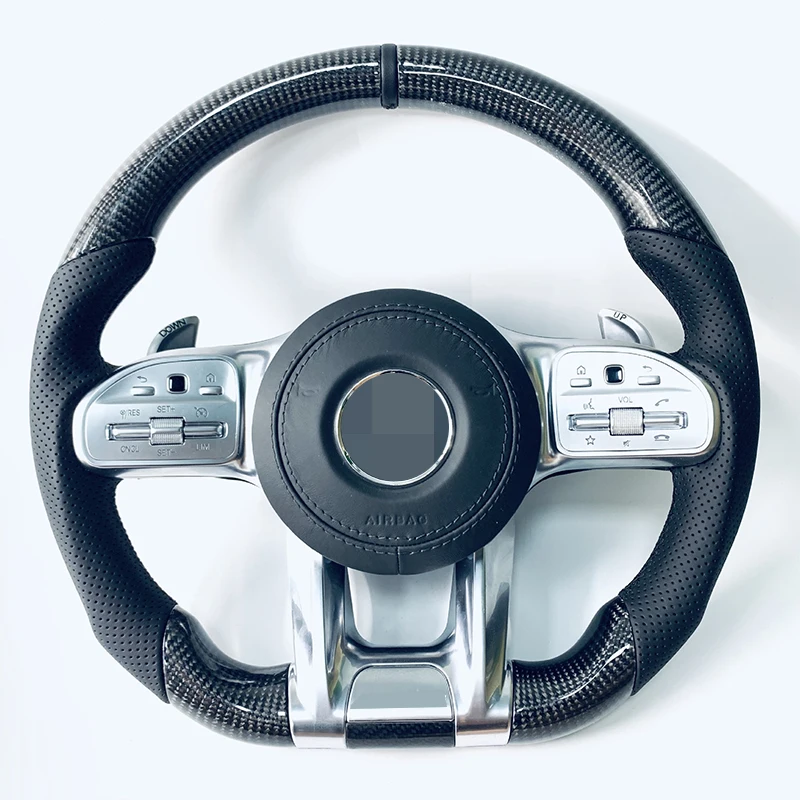 For Mercedes-Benz AMG steering wheel C43 A45 CLS400 S65 G63 GLS450 GLC300CLA interior accessories steering wheel