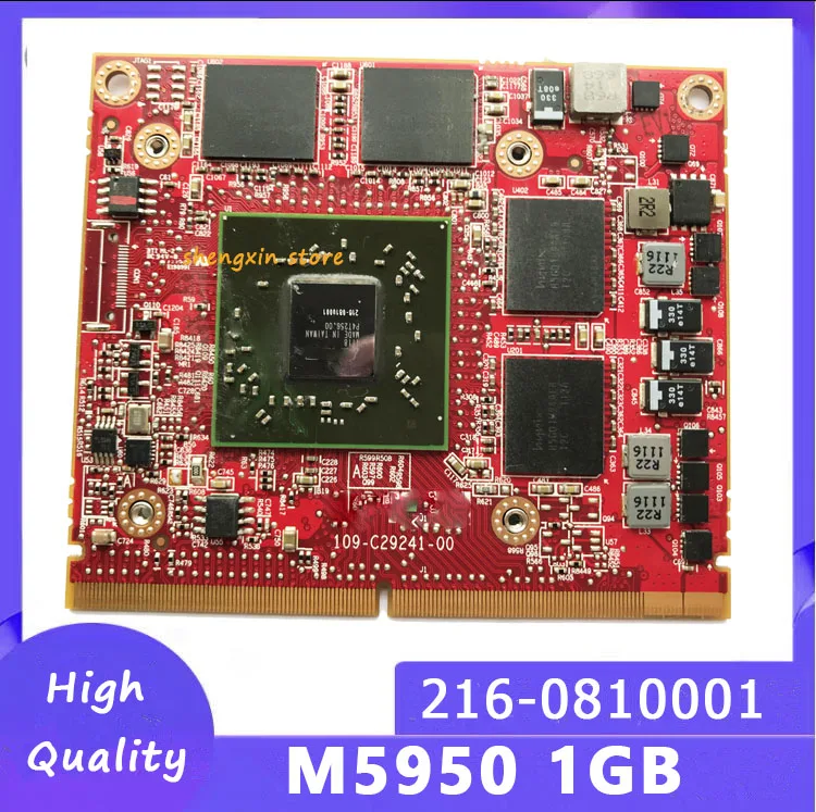 

HD6770M HD 6770M M5950 216-0810001 DDR5 1GB MXM графическая VGA Видеокарта для ноутбука Dell M4600 M4700