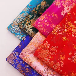 Chinese style satin jacquard brocade pattern designer DIY garment fabrics for sewing cheongsam and kimono material