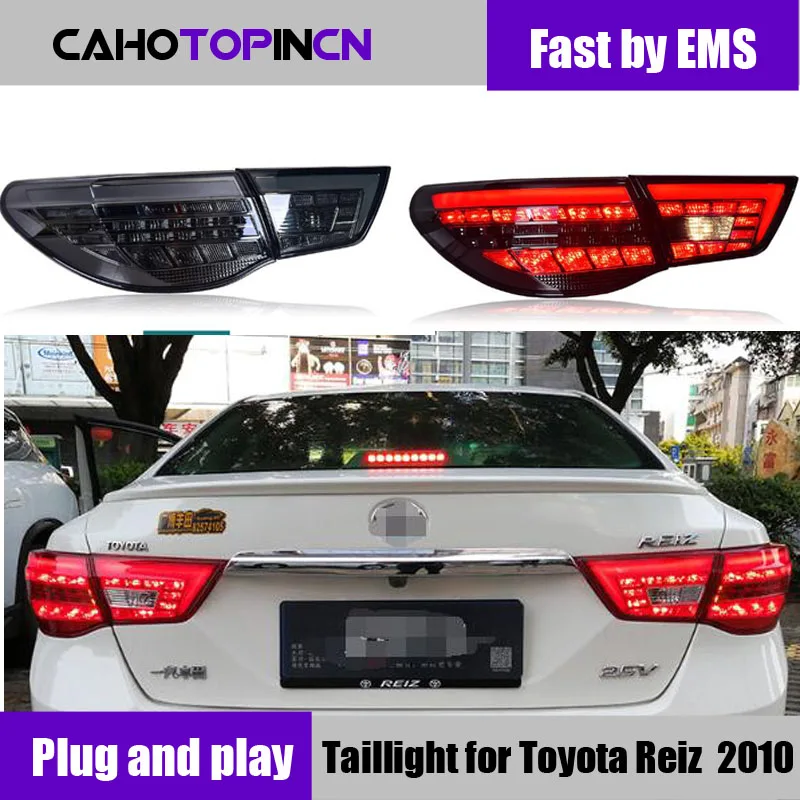 

Car Styling for Toyota Reiz Taillight assembly 2010-2012 Mark X LED Tail Light Rear Lamp with dynamic turn signal