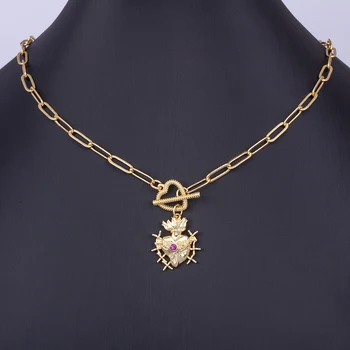 Virgin Mary Pendant Necklace 1