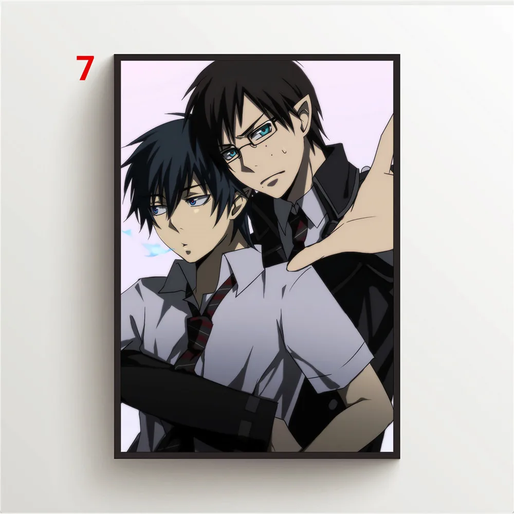 Blue Exorcist Okumura Bros Yukio Rin Anime Posters Wall Poster Canvas Posters and Prints Wall Decor Wall Art Picture Home Decor