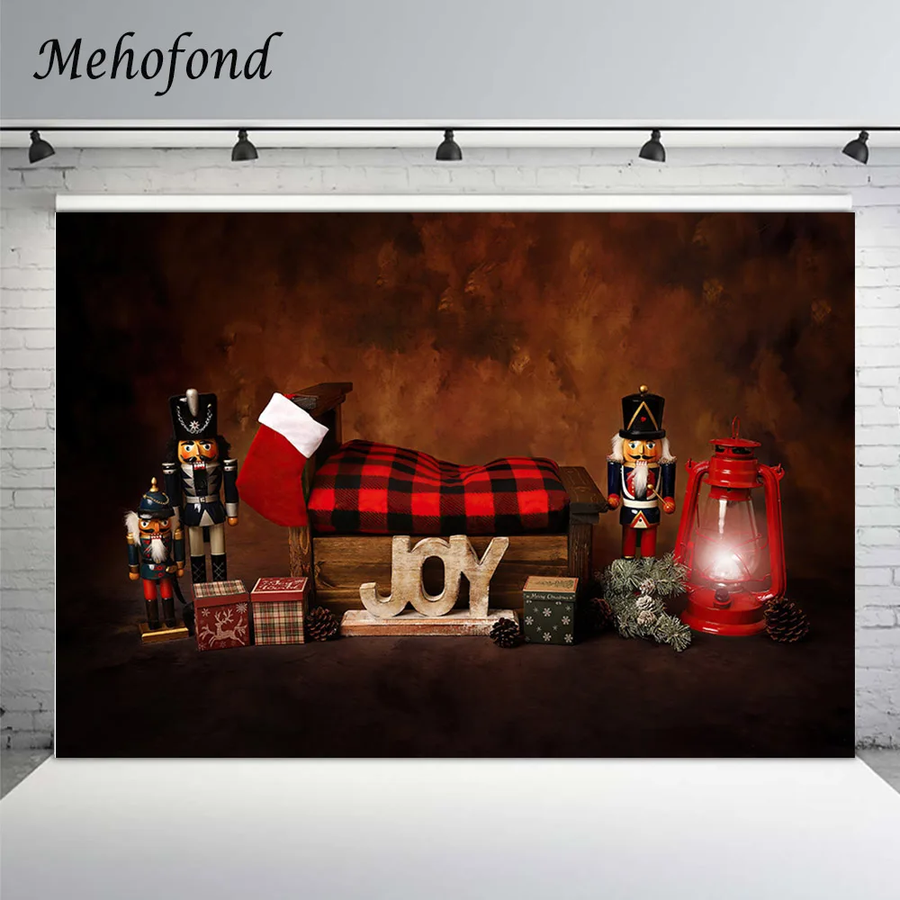 

Mehofond Christmas Baby Portrait Photography Backdrops Abstract Wall Dolls Light Photo Studio Photocall Background Photozone