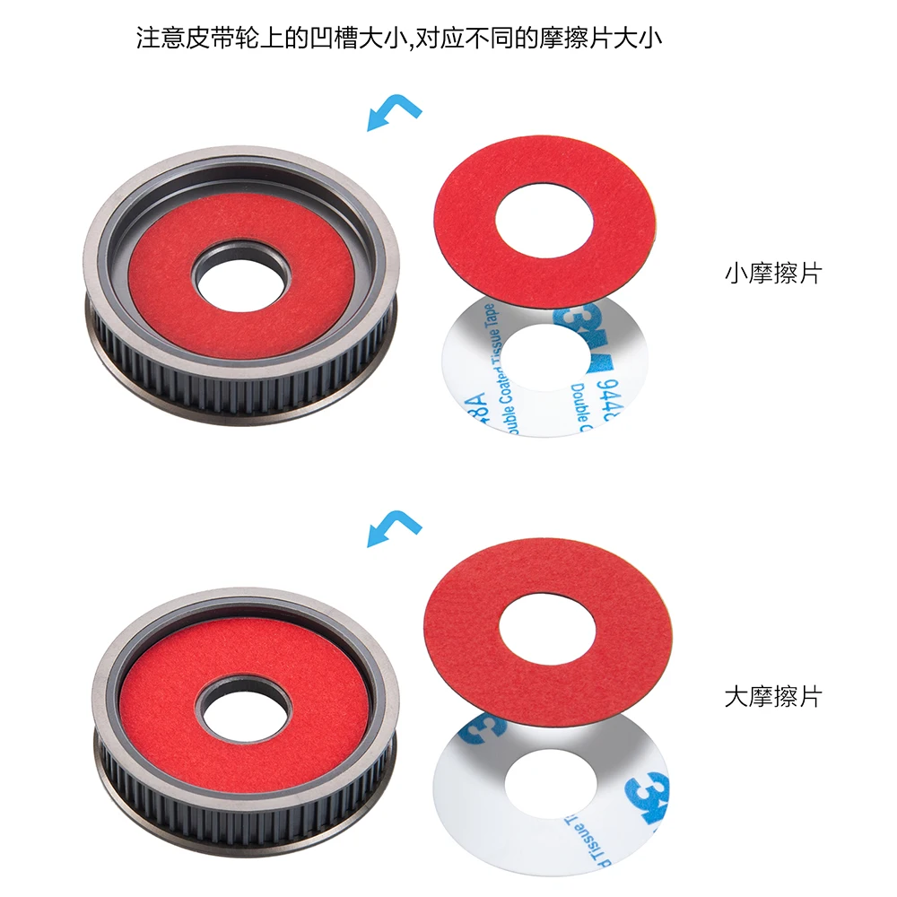 YEAHRUN-Sistema de engranajes de transmisión de correa para coche teledirigido, 3,17/5,0, para 1/10 Axial SCX10 y SCX10 II 90046