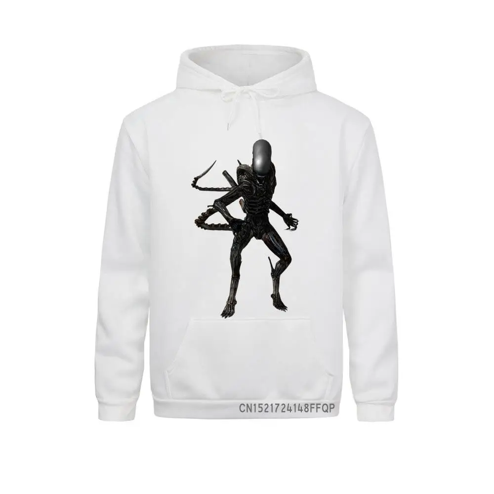 Alien Space Alien VS Predator Sweatshirts For Men Covenant Movie Space Hooded Sweats Hoodies Pullover Gift Idea Pocket