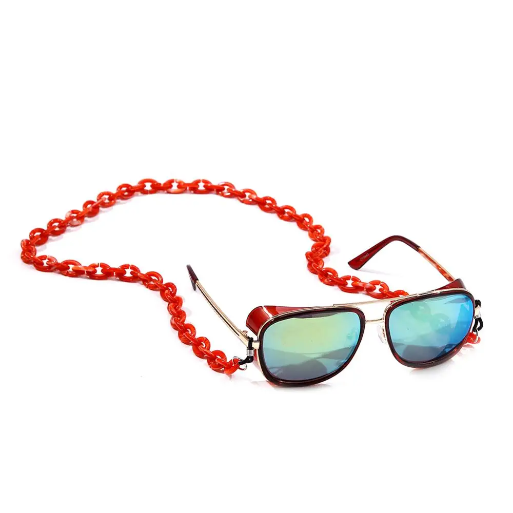 

New Acrylic Sunglass Chain Women Reading Glasses Adjustable Hanging Neck Chain Glasses Chain Lanyard Eyeglass Strap Cord Holder