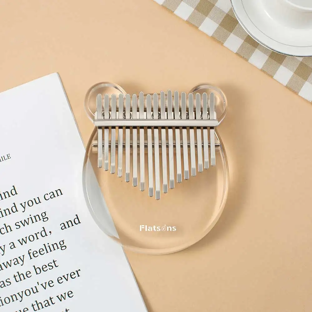 

Kalimba Professional Flatsons Fk-68 17 Keys Musical Pianos Finger Thumb Piano Kalimba Gift with Tuner Hammer Mini Piano