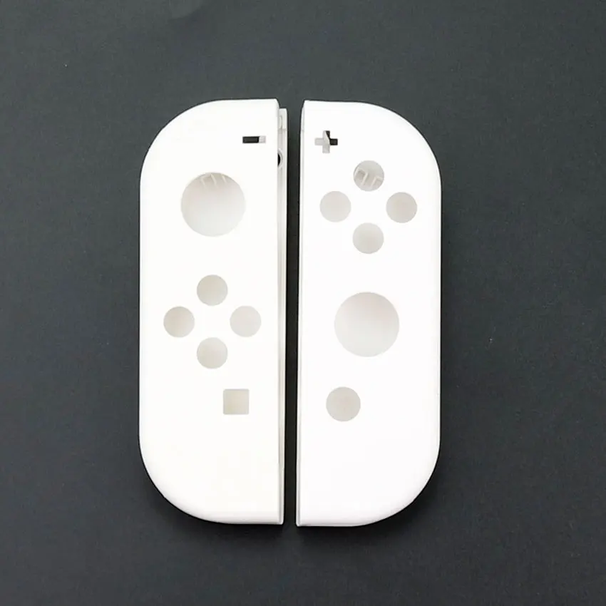 JCD White Case For Switch NS NX Joy Con Controller Replacement Housing Shell Cover Case w/Right Left Middle Frame Button