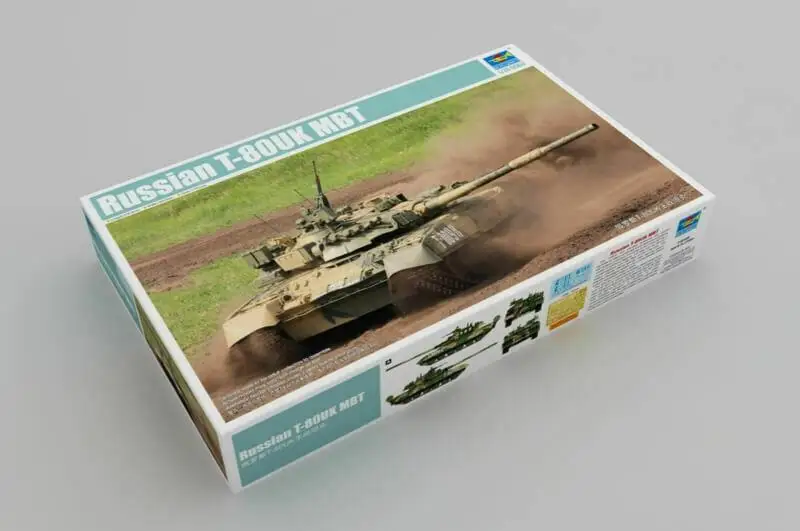 

Трубач 09578 1/35 русский T-80UK модель танка MBT комплект