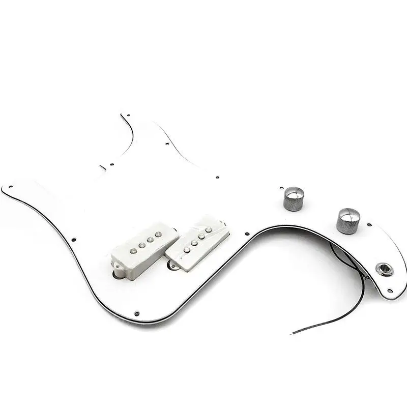 Black White P Bass Prewired Loaded Pickguard Pickup for Precision Bass Guitar 3 Ply PB Pickups  Electric Guitar Parts