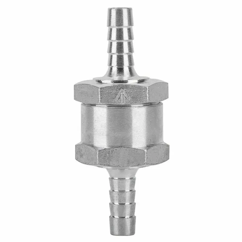 5/32" 4mm Einweg-Rückschlagventil für Kraftstoffleitungen, Rückschlagventil, Diesel, Aluminium, Schwarz, 1/8" 4mm, 1/4" 6mm, 5/16" 8mm, 3/8" 10mm, 1/2" 12mm, 9/16 – Detail 6