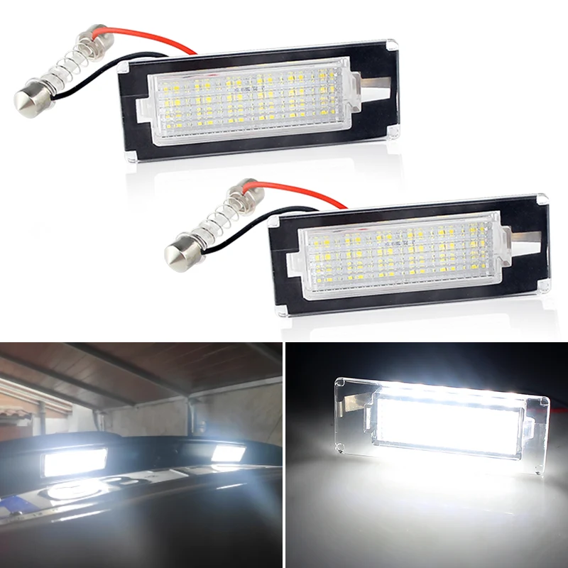 

2X светодиодная лампа освещения номерного знака для Fiat Ducato Bus box Peugeot Boxer Bus box Citroen Jumper Bus box Lancia Ypsilon