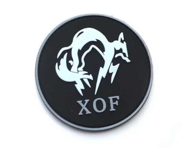 NEW Embroidered Metal Gear Solid Cosplay Patch Foxhound, Fox, XOF, Diamond Dogs, Outer Heaven Patch Military Tactical for Clot