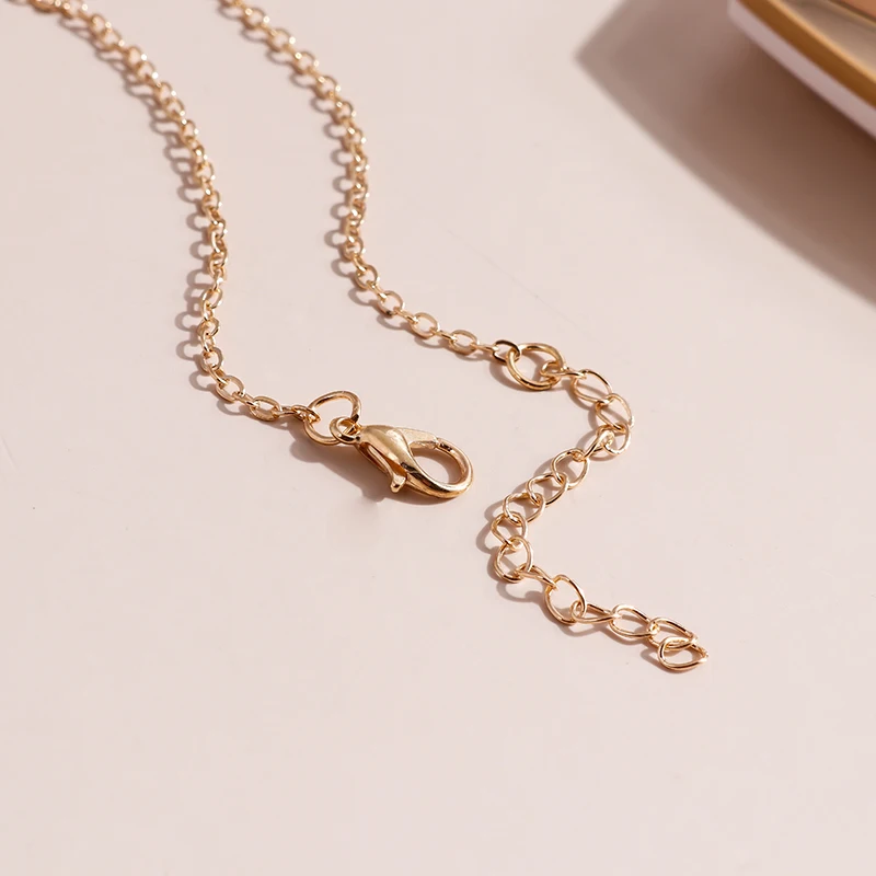 Aihua Mode Böhmischen Wasser Tropfen Form Naturstein Anhänger Halsketten Schlüsselbein Kette Halsketten & Anhänger für Frauen Schmuck – Detail 7