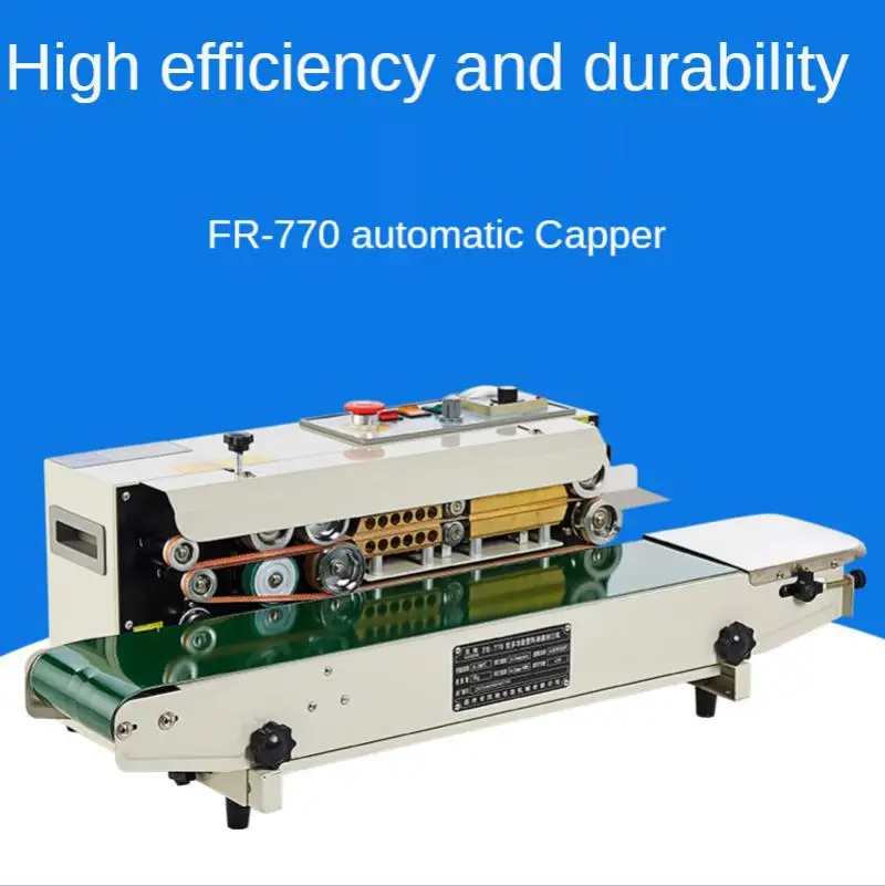 Macchina di sigillamento continua automatica della macchina di sigillamento di 220V 850W FR-770 la macchina di sigillamento del Film plastico del di alluminio