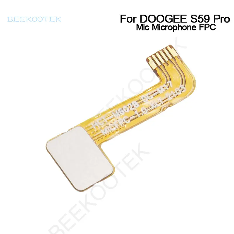 New Original Doogee S59 Pro Mic Microphone Module FPC Flex Cable FPC Repair Replacement Accessories For Doogee S59 Pro Cellphone