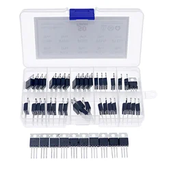50Pcs 10 Values Triode Thyristor Kit BT136-600E BT137 BT138 BT139 TYN1225 BTA08 BT152 BTA12 BTA16 BTA24-600B With box