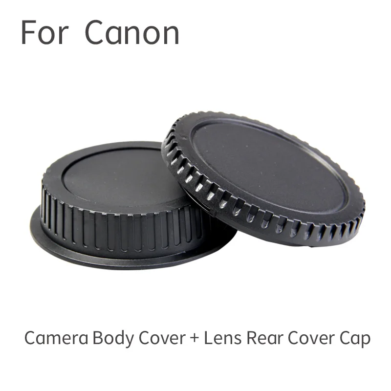 

Canon EOS Camera Body Cover + Lens Rear Cover Cap For Canon EOS mount EF 5D II III 7D 70D 700D 550D 600D 800D 60D 80D