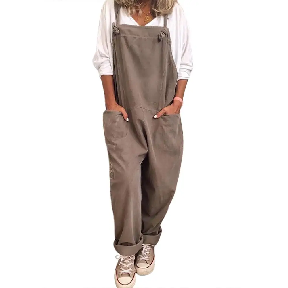 Womens Overalls Loose Dungarees Ladies Cami Romper Baggy Playsuit Jumpsuit Jenner Nicki Minaj Women Jumpsuit