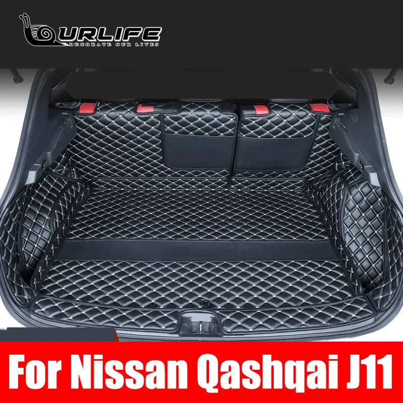 

Rear Trunk Mat Car Trunk Leather Mats Parts Rear Boot Liner Styling Anti New Pattern Dirty Protector Tray For Nissan Qashqai J11