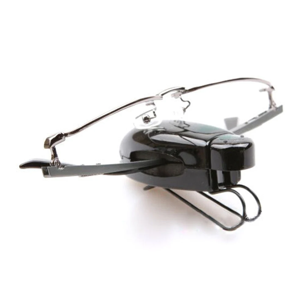 1 pz Auto veicolo SUV visiera parasole occhiali da sole occhiali da vista penna per carte supporto nero Clip PVC accessori interni durevoli universale