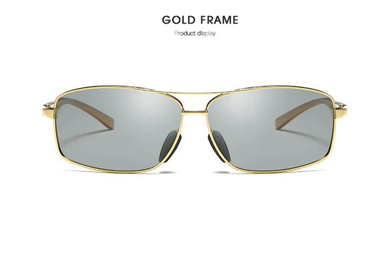 Top Qualität Photochrome Sonnenbrille Für Männer Frauen Polarisierte Gläser Anti-Glare Fahren Goggle Chameleon lunette de soleil homme – Detail 16