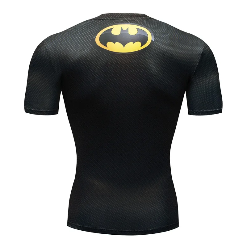 3D printed T Shirt Men Compression shirt Short Sleeve Tshirt Anime Top Breathable Male T Shirts Fitness Bodybuilding Tights