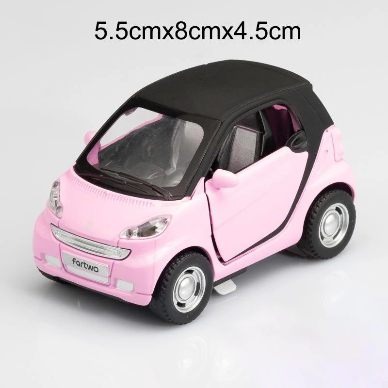 Smart Fortwo Toy Vehicles Diecast Model Cars-Toy For Children Metal Cars For Brithday Decoration