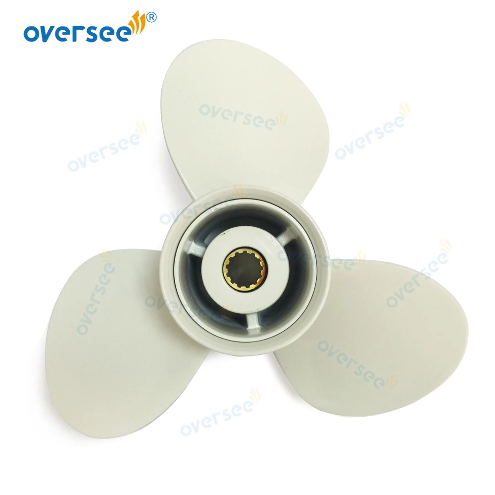 

OVERSEE 348-64113-0 Aluminum Propeller 11 5/8x11-G For Tohatsu 40HP Outboard Engine 11-5/8*11