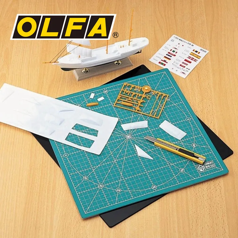 Imagem -02 - Olfa Dupla Face Quadrado Rotativo 360 ° Antiderrapante 30cm Auto-cura Faca Placa de Corte Tapete Olfa Rm30 30