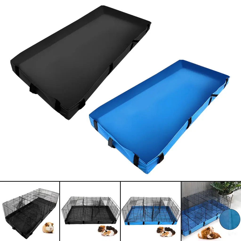 Leakproof Detachable Washable Guinea Pig Cage Bottom Cover Habitat Liner Pad Accessories for Dwarf Bunnies Squirrel