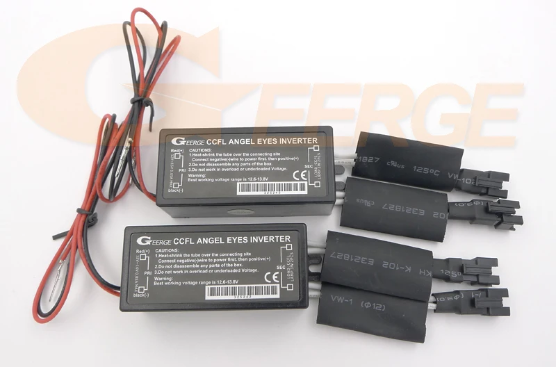 Eccellente 2 pezzi Geerge inverter Ballast per CCFL Angel Eyes Halo Rings accessori per rimontare auto ad alta luminosità e basso consumo
