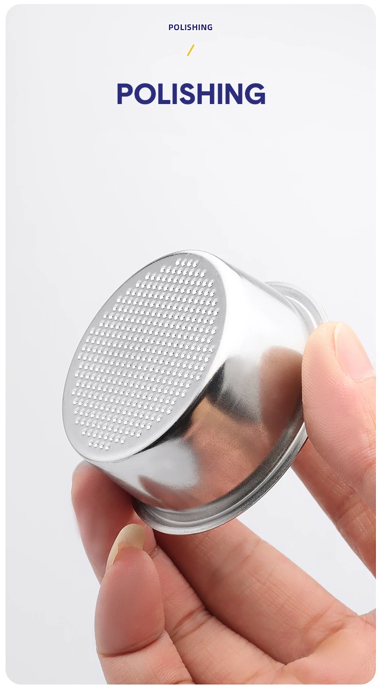 51MM Kaffee Filter Korb Ersatz Edelstahl Für Delonghi Boden Siebträger Espresso Gute Zubehör Barista Werkzeug – Detail 18
