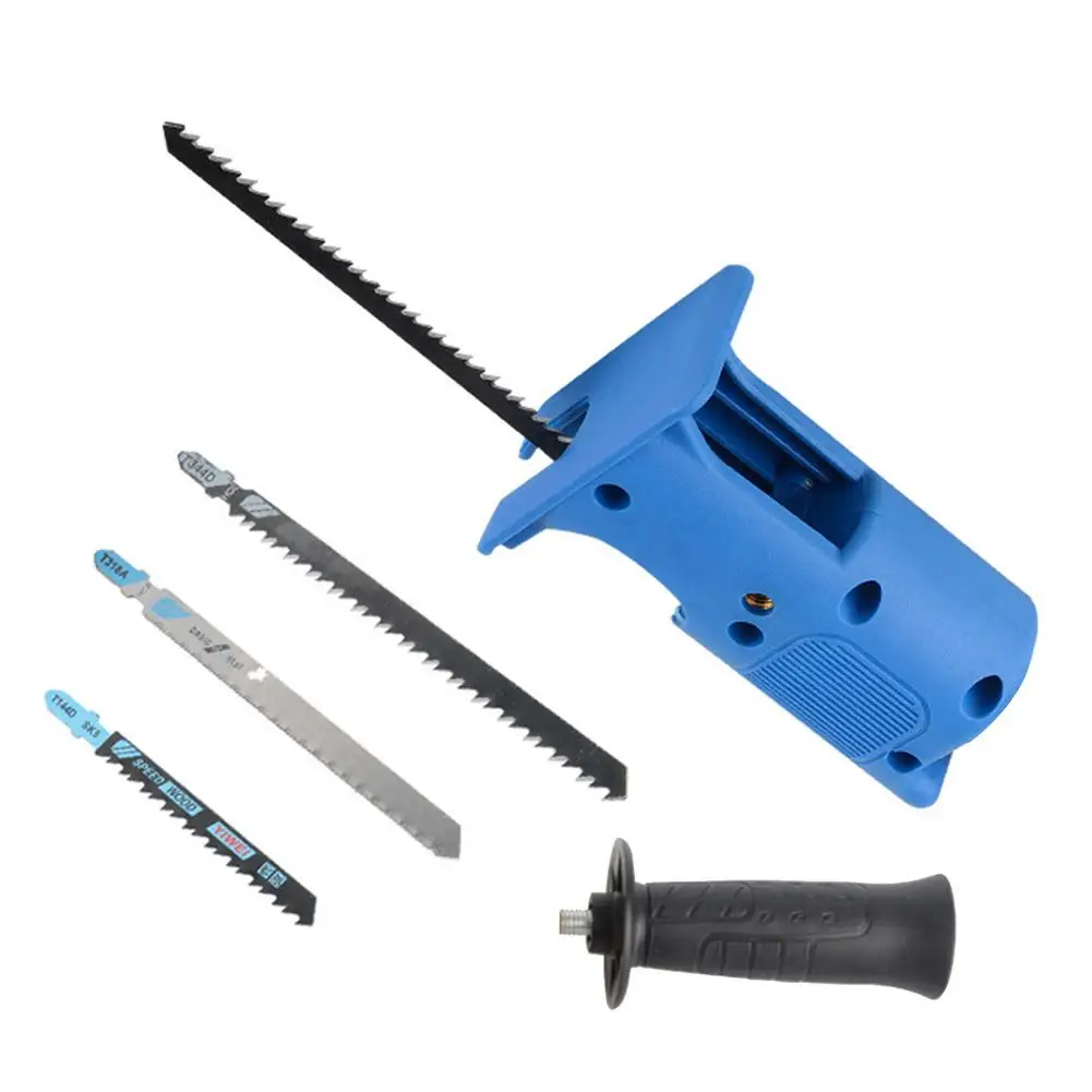 Portable Reciprocating Saw Adapter Set Woodworking Tool for Wood Metal Cutting