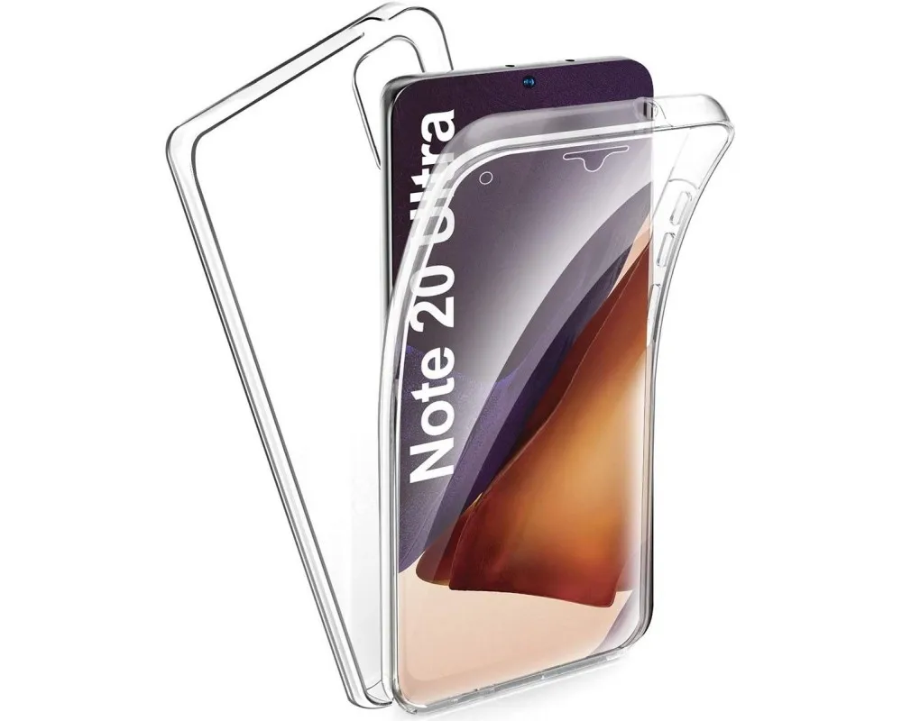 Full transparent Pc + Tpu Full Body 360 case for Samsung Galaxy Note 20 Ultra