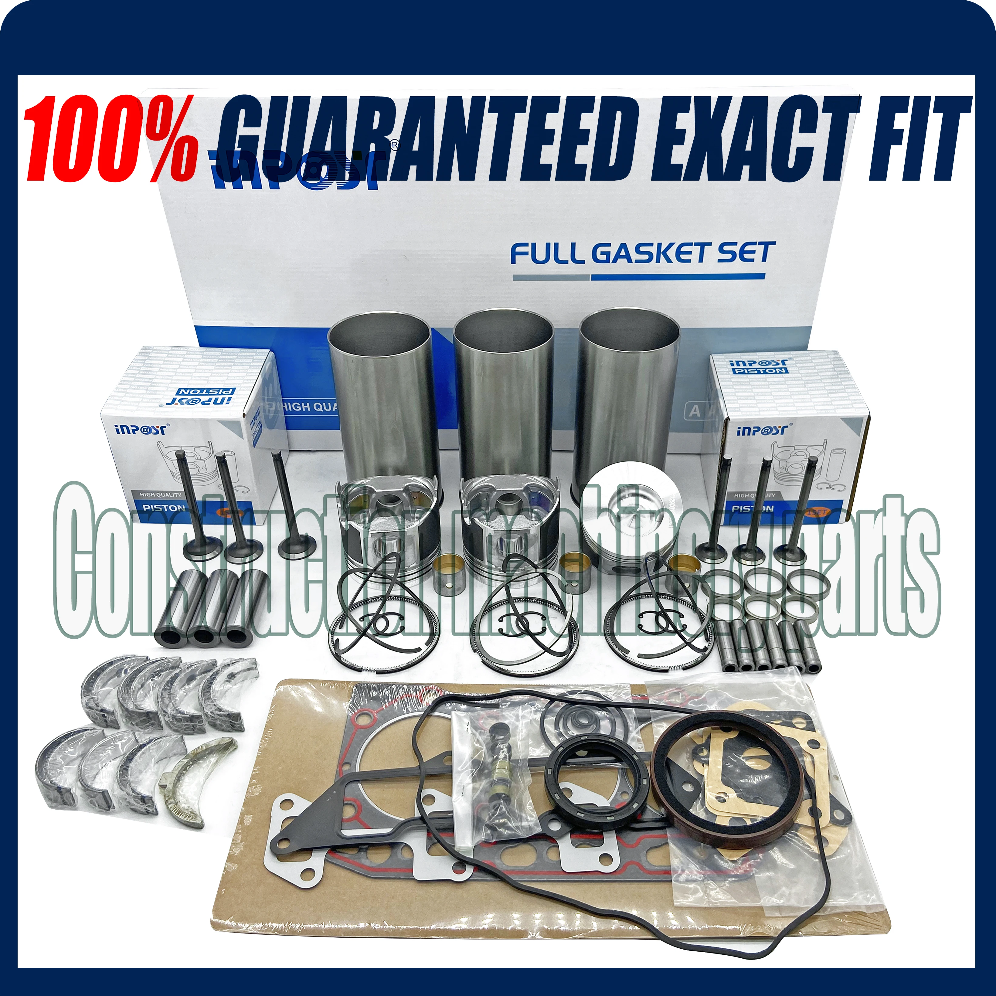 

3TNE88 Engine Overhaul Rebuild Kit For Yanmar