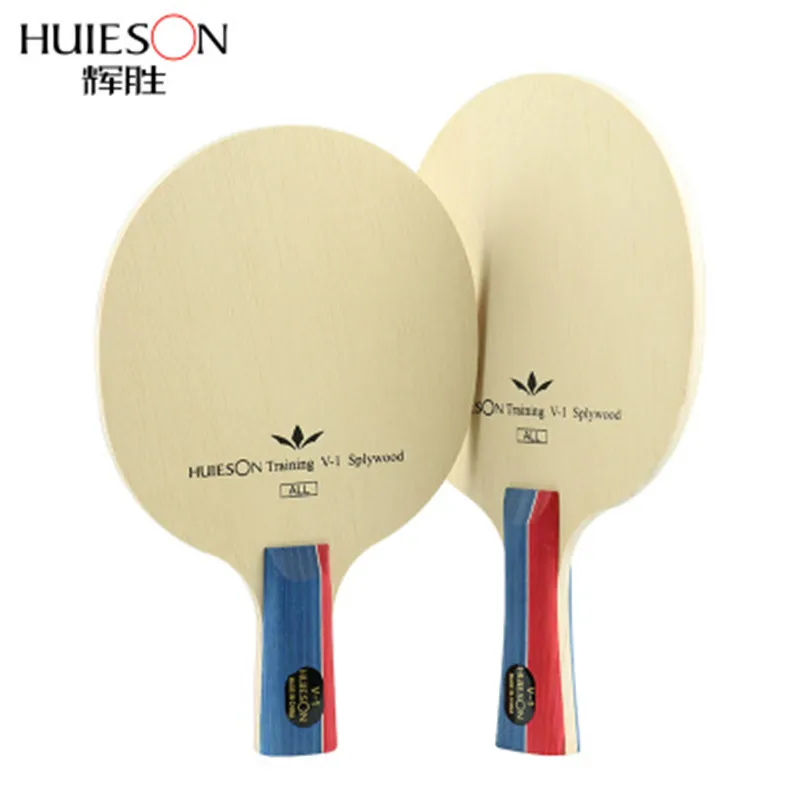 

HUIESON V-1 Wooden Table Tennis Racket 5 Layers Pure Wood Trainee