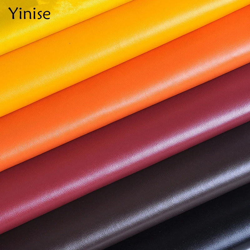 50X138CM Synthetic Leather Fabric Napa Leatherette PU Leather Fabrics Artificial Faux Leather DIY Car Belt Bags Home Decoration