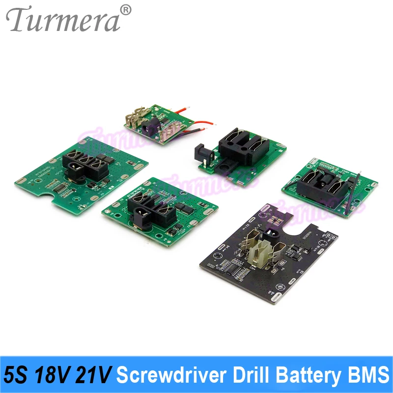 5S 18V 21V 35A BMS Wiertarka elektryczna 18650 Bateria litowa Płytka zabezpieczająca Równowaga z wtyczką DC do akumulatorów wkrętakowych Turmera