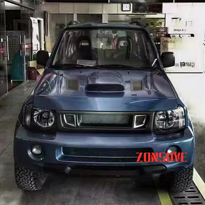 For Suzuki Jimny 2012--2018 Year Refitt Front Center Racing Grille Cover Accessorie Body Kit