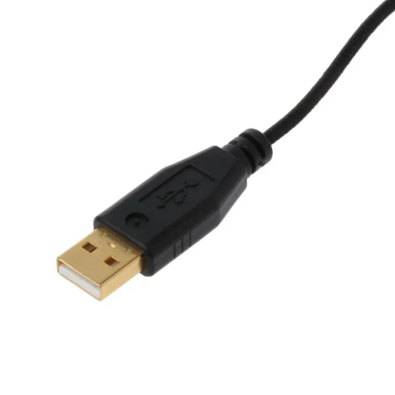 Gold Plated Durable Nylon Braided Line USB Mouse Cable Replacement Wire for razer Naga 2014 Mouse