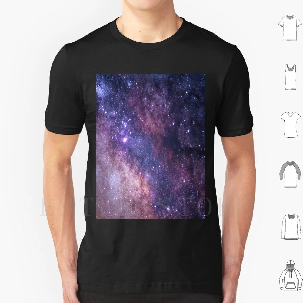 Incroyable-like Galaxy t-shirt imprimé coton espace Cosmos Macrocosm étoile étoile binaire étoile Cluster groupe galaxie univers