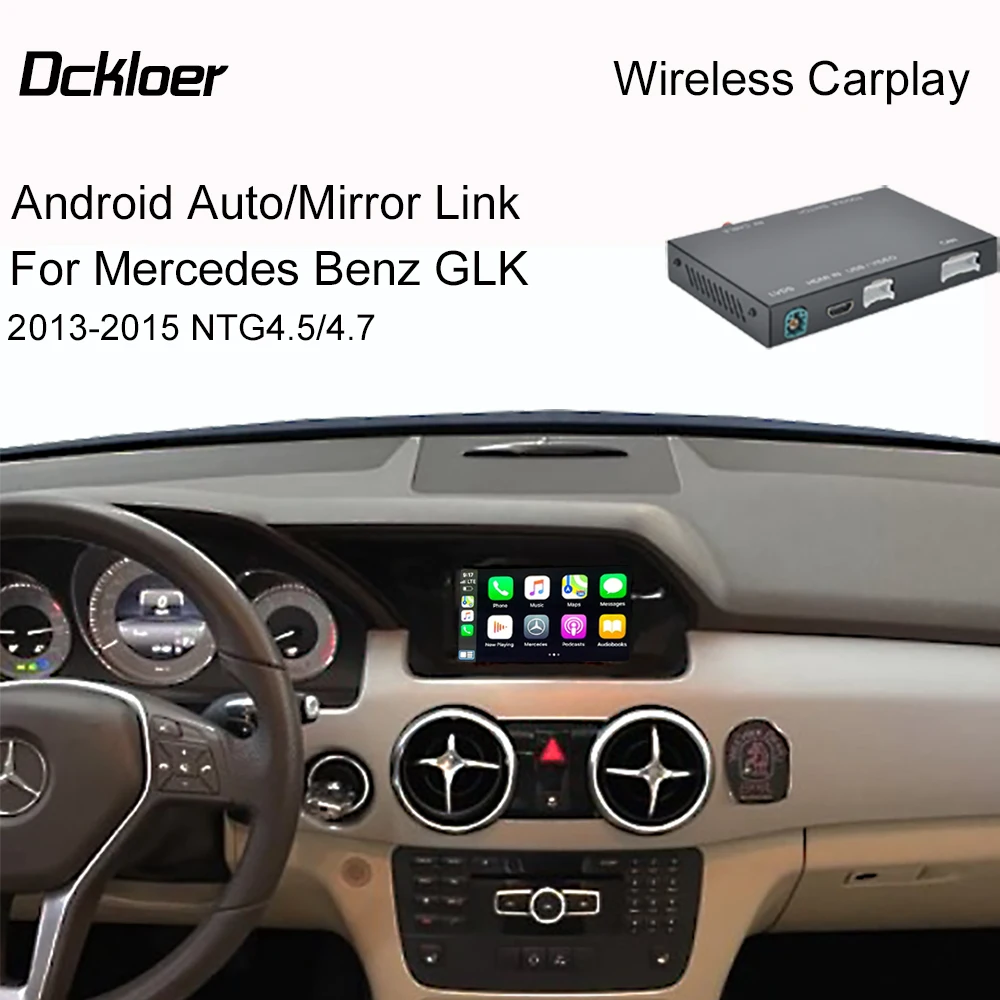 

Wireless CarPlay For Mercedes Benz GLK 2013-2015, with Android Auto Mirror Link AirPlay Car Play Functions