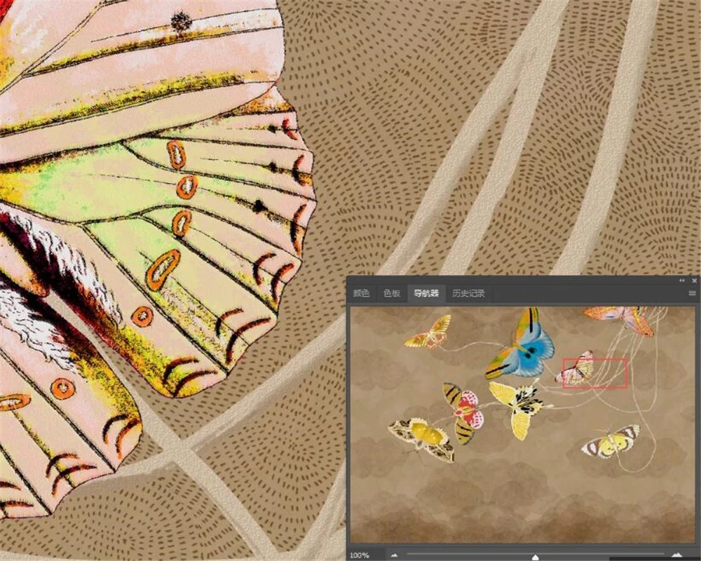 Custom wallpaper modern hand painted butterfly art Mural background mural home decoration living room bedroom 3d wallpaper