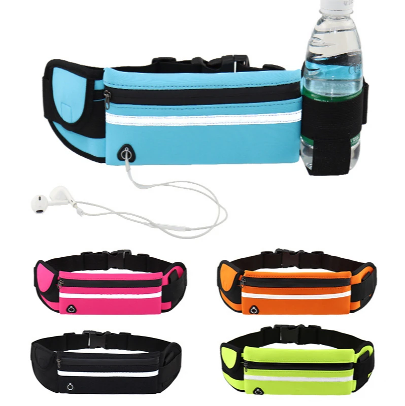 Water bottle pockets outdoor sports pockets fitness running pockets waterproof and anti-theft mobile phone pockets personal r