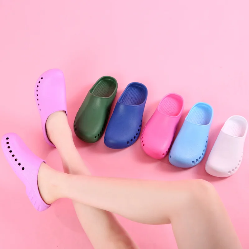 

Medical Slipper Nurse clogs surgical shoes anti-slip protective shoes operating room lab slippers medical Accessories work shoes