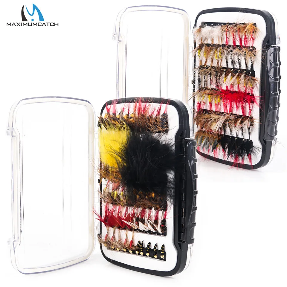 

Maximumcatch 120pc Fly Fishing Flies Set #2-#14 Streamer Dry Nymph Trout Wet Fly Flies