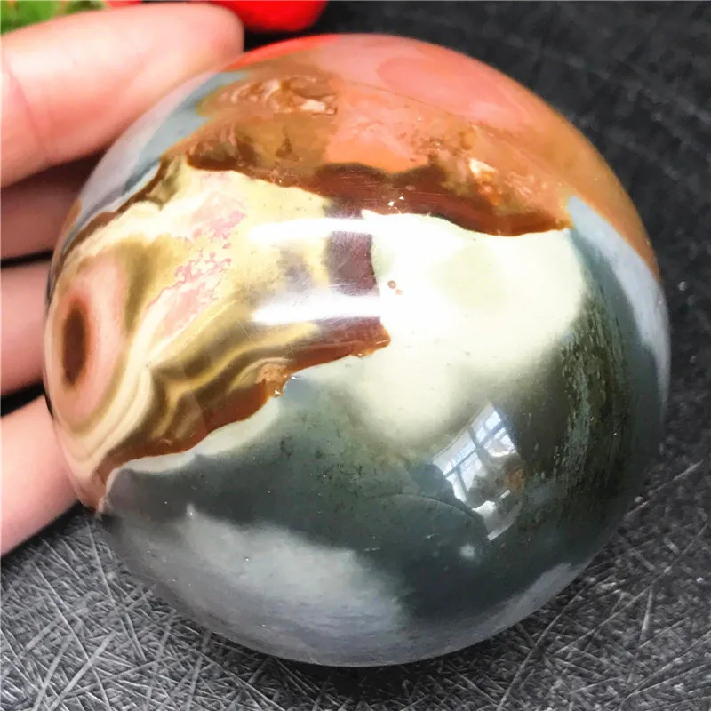 

Natural crystals colorful ocean Jasper quartz sphere ball healing stones for gifts