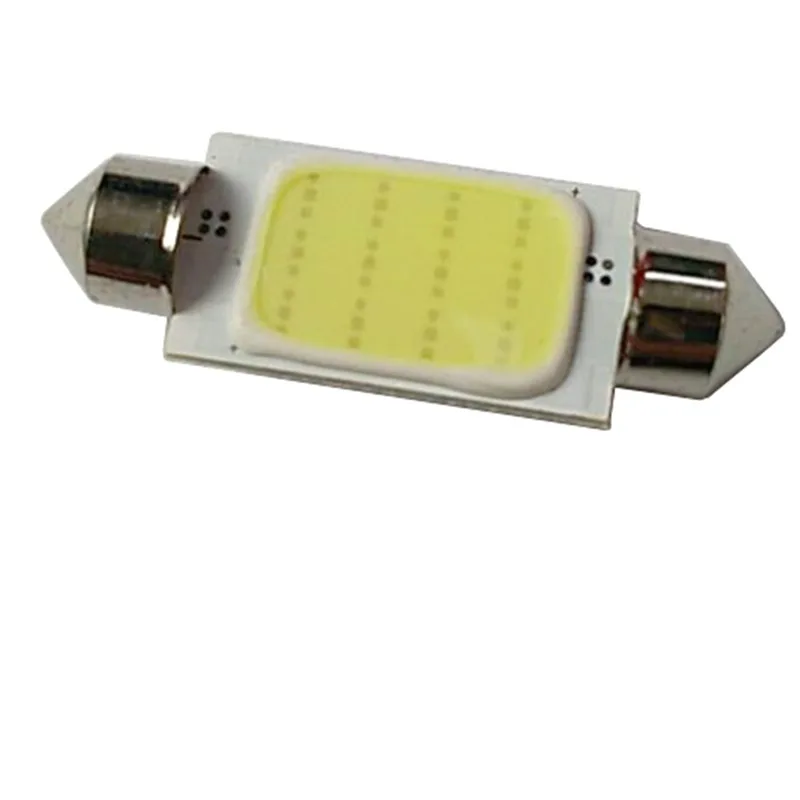 2 sztuk C10W C5W LED COB Festoon 31mm 36mm 39mm 41mm 42mm 12V białe żarówki samochody tablicy rejestracyjnej wnętrze czytanie Dome oświetlenie drzwi